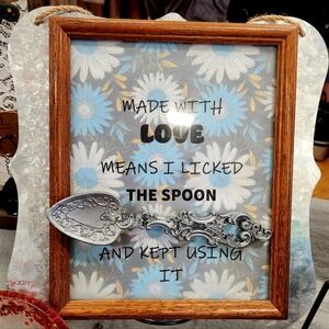 Handmade Kitchen Sign Decor